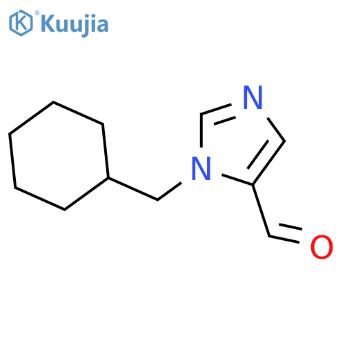 1-(cyclohexylmethyl)-1H-Imidazole-5-carboxaldehyde structure