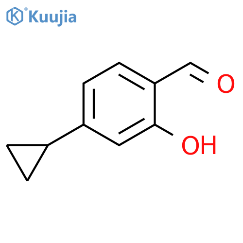 2-Hydroxy-4-cyclopropylbenzaldehyde structure
