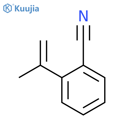 Benzonitrile, 2-(1-methylethenyl)- structure