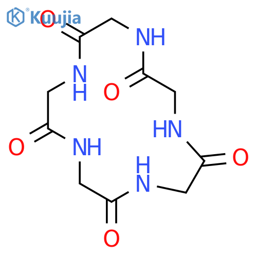 Cyclo(glycylglycylglycylglycylglycyl) structure