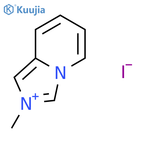 Imidazo[1,5-a]pyridinium, 2-methyl-, iodide structure