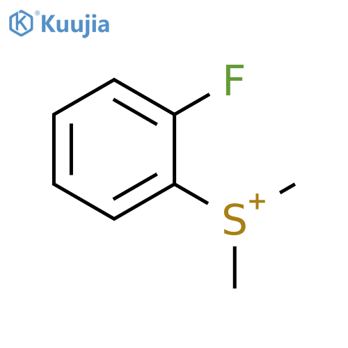 (2-Fluorophenyl)dimethylsulfonium structure