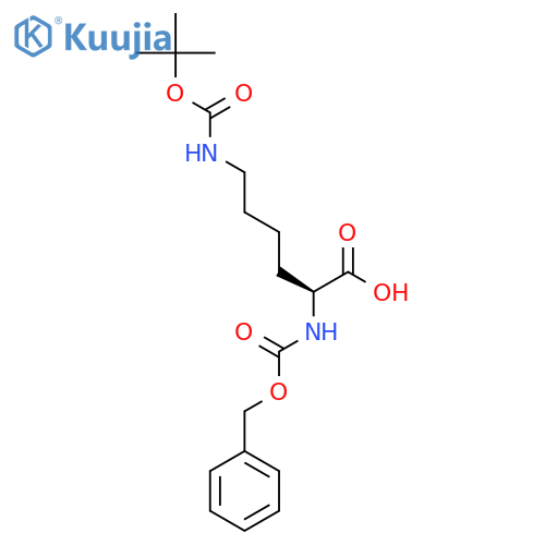 Nepsilon-(tert-Butoxycarbonyl)-Nalpha-carbobenzoxy-L-lysine structure