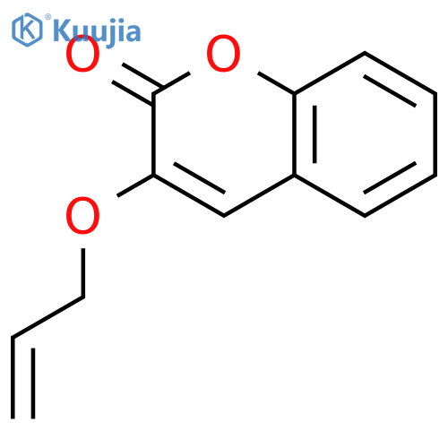 2H-1-Benzopyran-2-one, 3-(2-propenyloxy)- structure