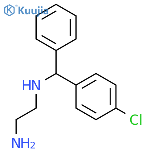 1,2-Ethanediamine,N1-[(4-chlorophenyl)phenylmethyl]- structure
