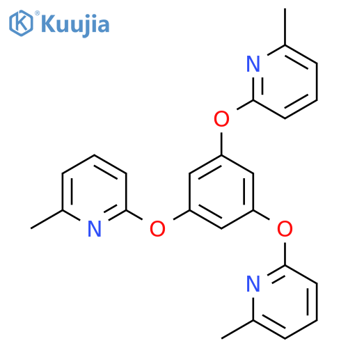 2-[3,5-Bis[(6-methylpyridin-2-yl)oxy]phenoxy]-6-methylpyridine structure