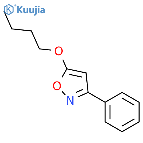 Isoxazole, 5-butoxy-3-phenyl- structure
