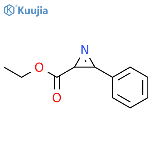 2H-Azirine-2-carboxylic acid, 3-phenyl-, ethyl ester structure