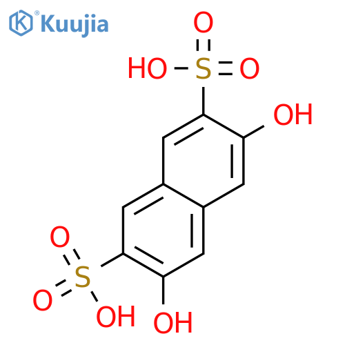 2,7-Dihydroxynaphthalene-3,6-disulphonate structure