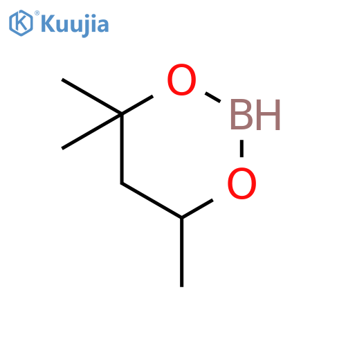 1,3,2-Dioxaborinane, 4,4,6-trimethyl- structure