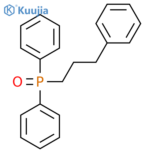 Phosphine oxide, diphenyl(3-phenylpropyl)- structure