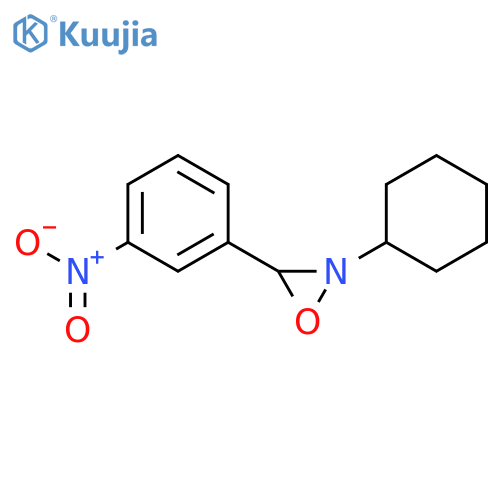 Oxaziridine,2-cyclohexyl-3-(3-nitrophenyl)- structure
