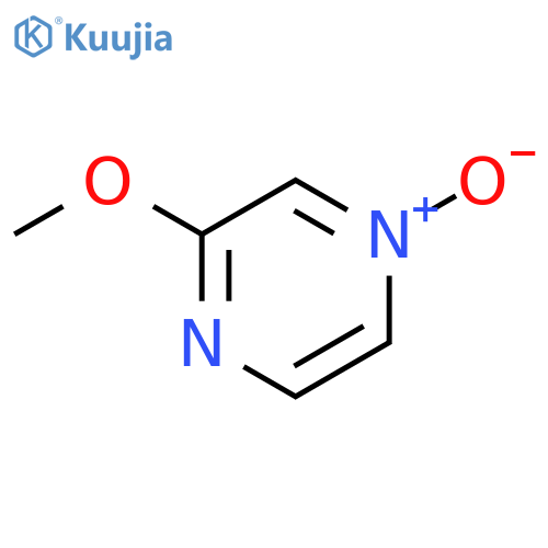 Pyrazine, 2-methoxy-,4-oxide structure