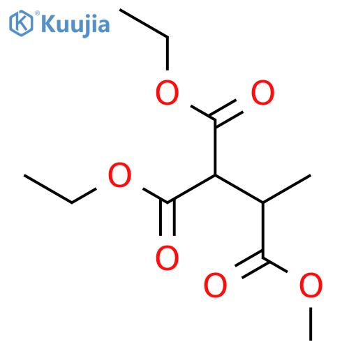 1,1,2-Propanetricarboxylic acid, 1,1-diethyl methyl ester structure