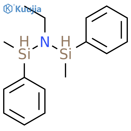 Silanamine, N-ethyl-1-methyl-N-(methylphenylsilyl)-1-phenyl- structure