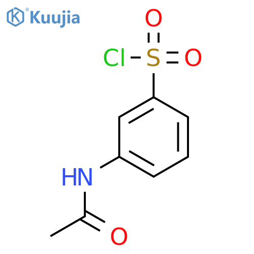 3-Acetamidobenzene-1-sulfonyl chloride structure