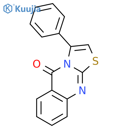 3-phenyl-5H-1,3thiazolo2,3-bquinazolin-5-one structure