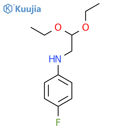 N-(2,2-Diethoxyethyl)-4-fluoroaniline structure