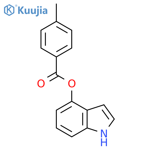 1H-Indol-4-yl 4-methylbenzoate structure