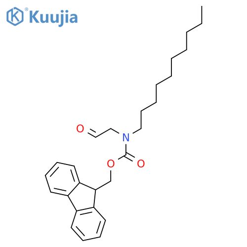2-N-(9-Fluorenylmethoxycarbonyl)-N-decylaminoethanal structure