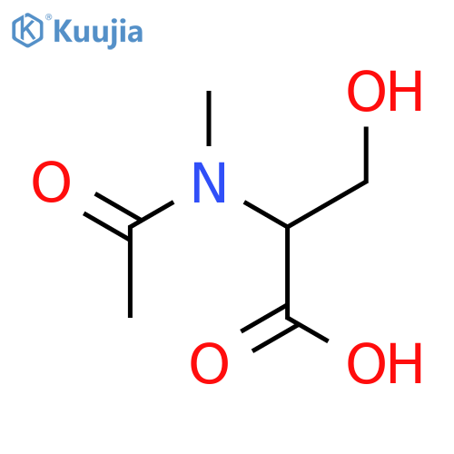 L-Serine,N-acetyl-N-methyl- structure