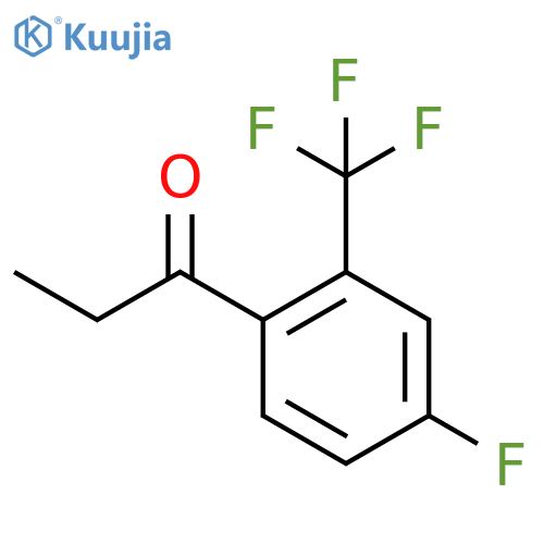 4-Fluoro-2-(trifluoromethyl)propiophenone structure