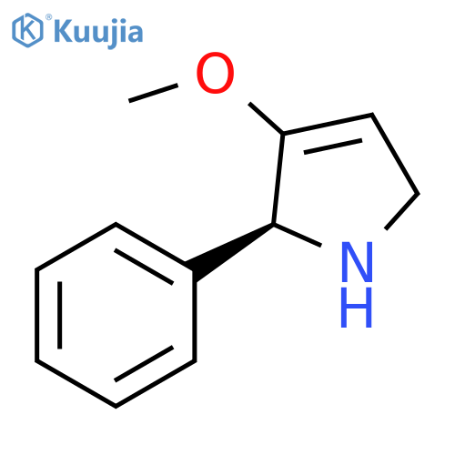 1H-Pyrrole,2,5-dihydro-3-methoxy-2-phenyl-, (2S)- structure