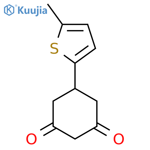 5-(5-Methyl-2-thienyl)cyclohexane-1,3-dione structure
