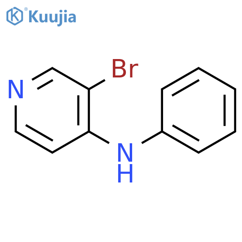 3-bromo-N-phenylpyridin-4-amine structure