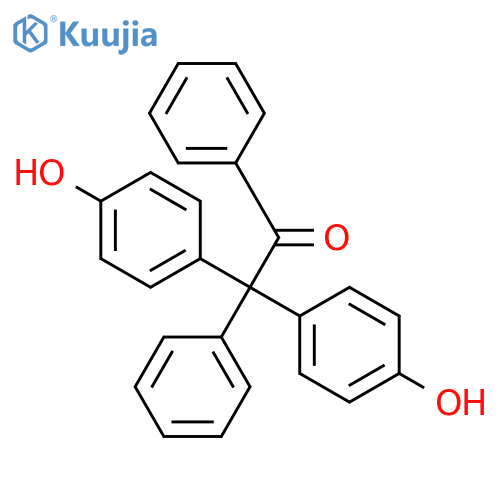 2,2-Bis(4-hydroxyphenyl)-1,2-diphenylethanone structure