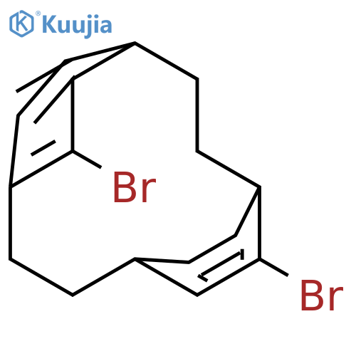 5,11-Dibromotricyclo[8.2.2.24,7]hexadeca-4,6,10,12,13,15-hexaene structure