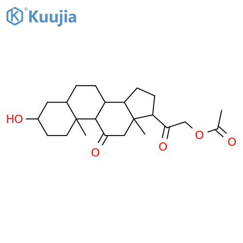 Alphadolone acetate structure