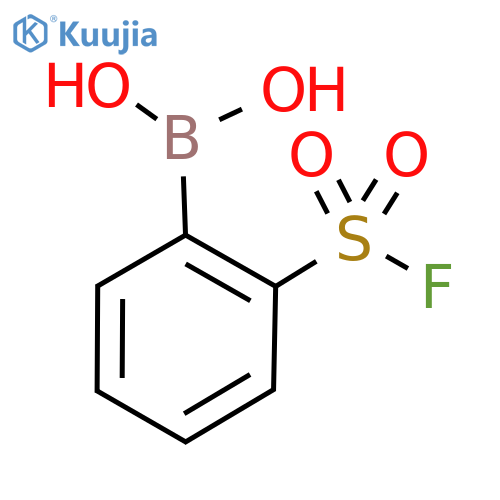 (2-(fluorosulfonyl)phenyl)boronic acid structure