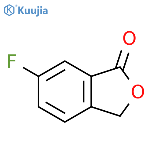 6-fluoro-1,3-dihydro-2-benzofuran-1-one structure