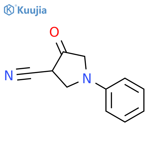 3-Pyrrolidinecarbonitrile,4-oxo-1-phenyl- structure
