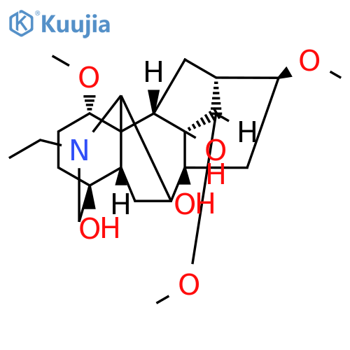 Aconitane-4,8,9-triol,20-ethyl-1,14,16-trimethoxy-, (1a,14a,16b)- structure