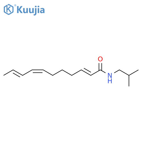 2E,7Z,9E-Undecatrienoic Acid-N-isobutylamide structure