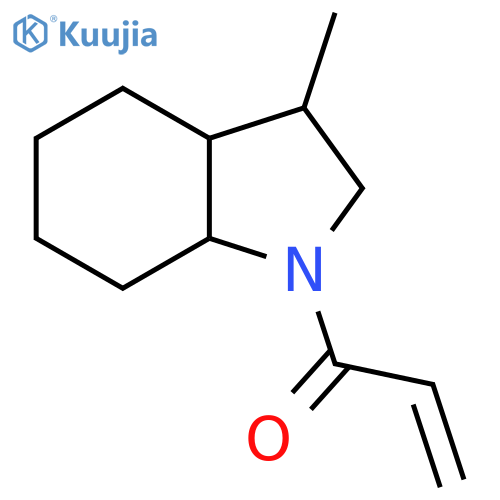 1-(3-methyl-octahydro-1H-indol-1-yl)prop-2-en-1-one structure