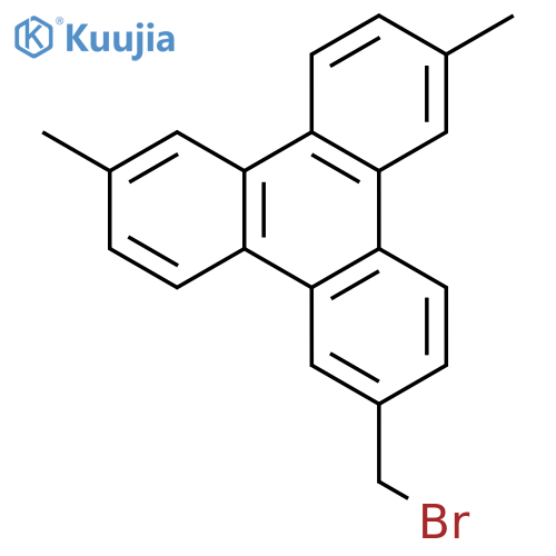 Triphenylene, 2-(bromomethyl)-6,10-dimethyl- structure
