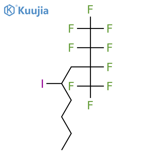 5-Iodo-1,1,1,2,2,3-hexafluoro-3-(trifluoromethyl)nonane structure