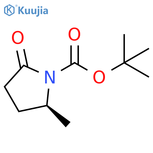 tert-butyl (2S)-2-methyl-5-oxopyrrolidine-1-carboxylate structure