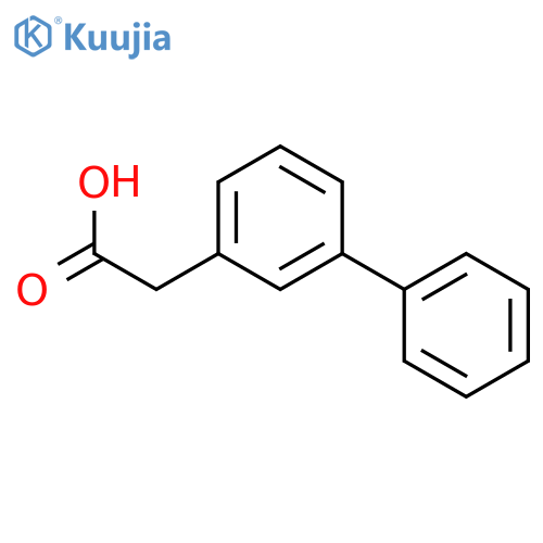 2-([1,1'-Biphenyl]-3-yl)acetic acid structure