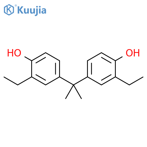 Phenol, 4,4'-(1-methylethylidene)bis[2-ethyl- structure
