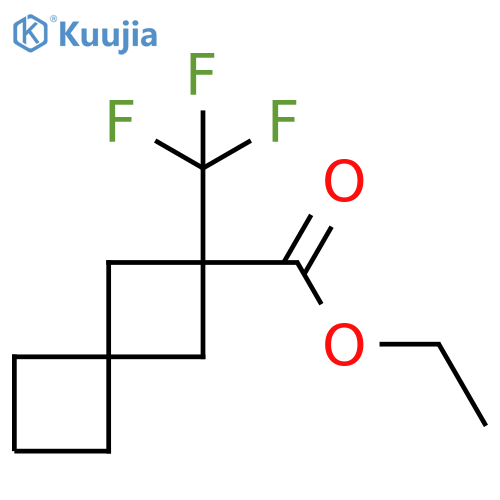 ethyl 2-(trifluoromethyl)spiro3.3heptane-2-carboxylate structure