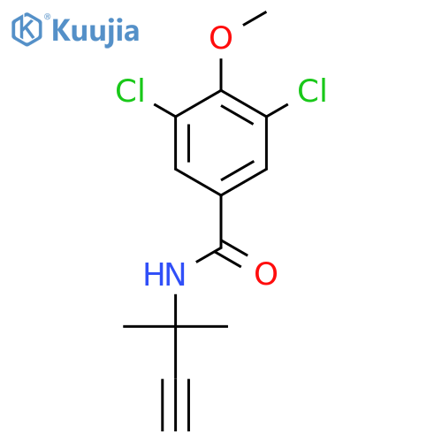Benzamide, 3,5-dichloro-N-(1,1-dimethyl-2-propynyl)-4-methoxy- structure