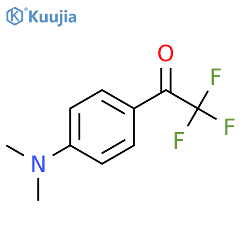 1-4-(dimethylamino)phenyl-2,2,2-trifluoroethan-1-one structure