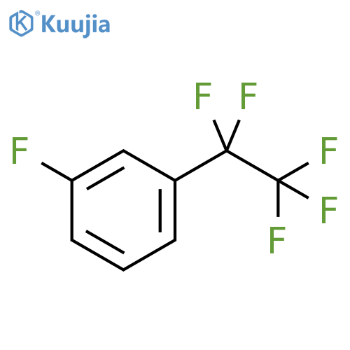 1-fluoro-3-(pentafluoroethyl)benzene structure