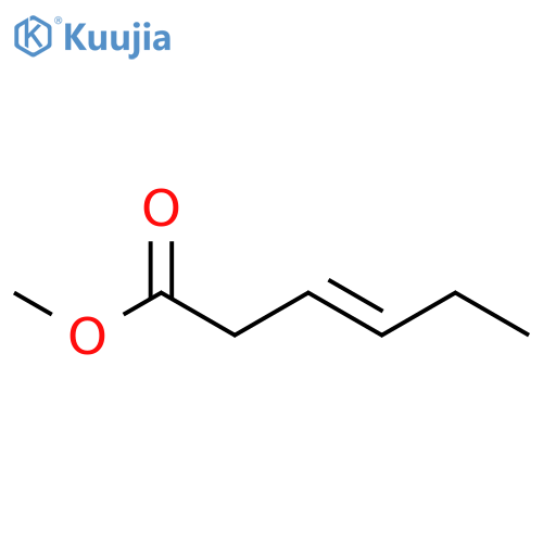 Methyl hex-3-enoate structure