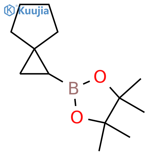 4,4,5,5-Tetramethyl-2-spiro[2.4]heptan-2-yl-1,3,2-dioxaborolane structure