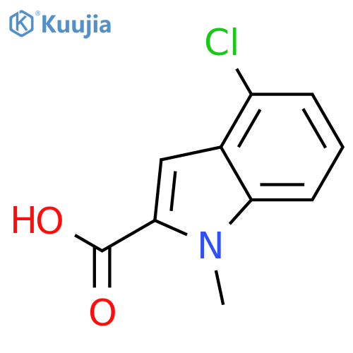 4-Chloro-1-methyl-1H-indole-2-carboxylic acid structure